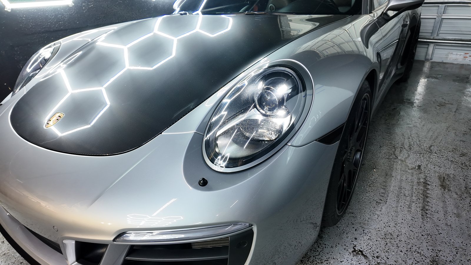 Porsche 911 front end, gloss finish at Revlab